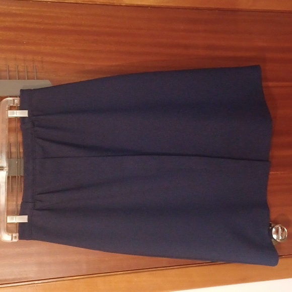 5 for $15 Vintage sz 14 Navy blue 24k pencil skirt - Picture 7 of 12